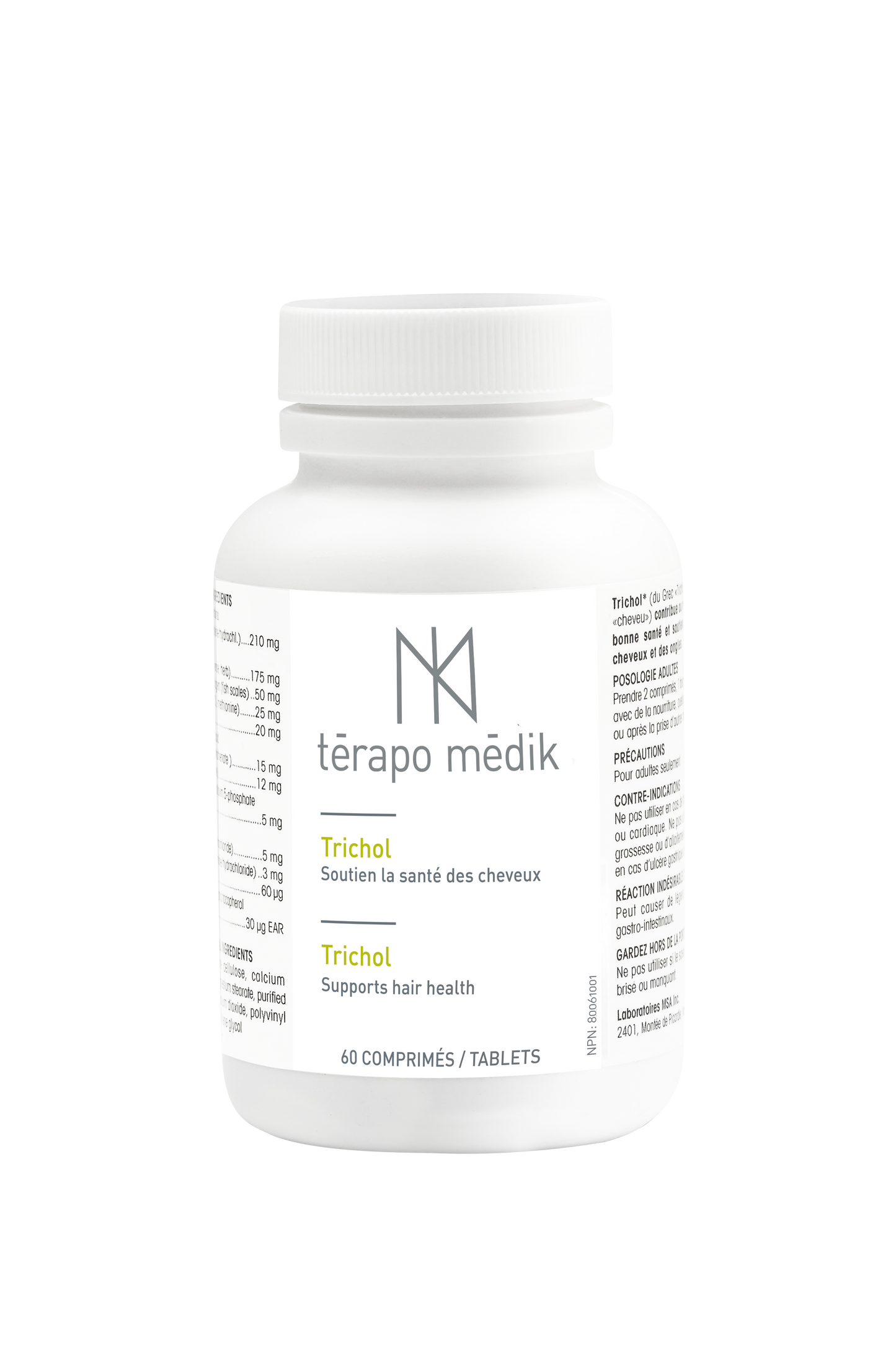 Térapo suppléments trichol - 60 comprimés